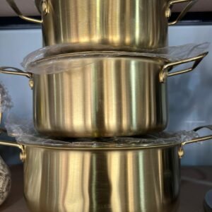 3pc Gold Pot set